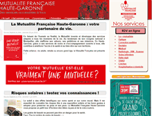 Tablet Screenshot of mutualite31.fr